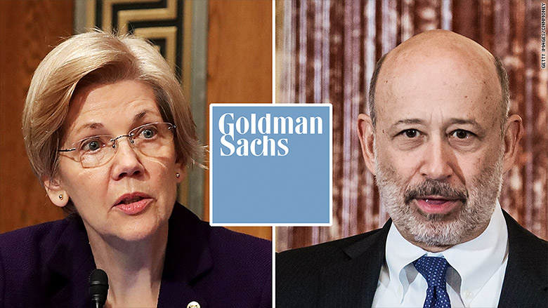 elizabeth warren lloyd blankfein