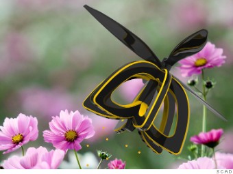 Grav Kompliment Arne This 'bee' drone is a robotic flower pollinator
