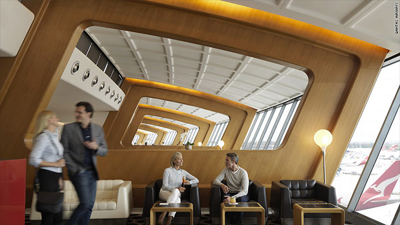 best airport lounges qantas sydney