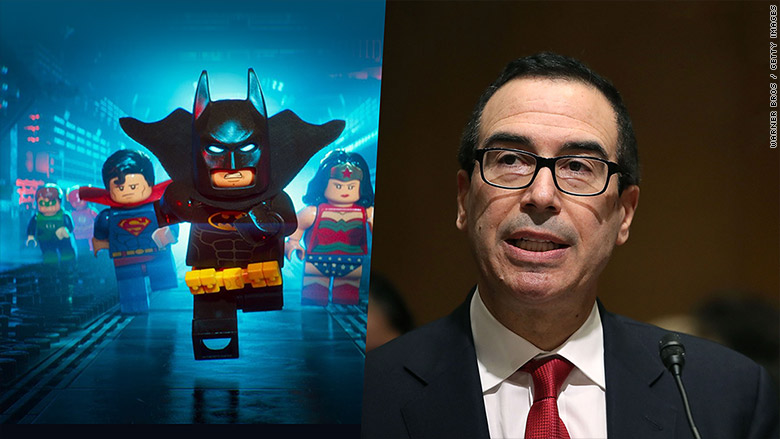 ‘Lego Batman’ producer today. Treasury secretary tomorrow?