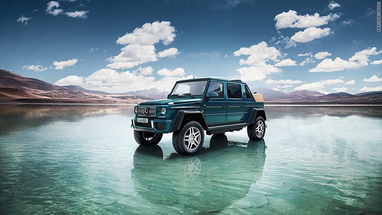 mercedes maybach g650 front