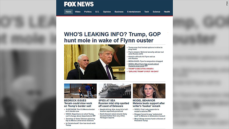 trump fox site