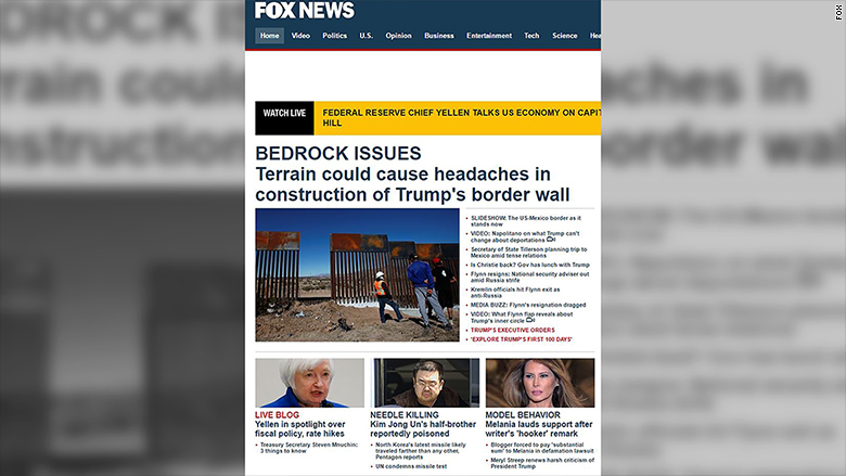 fox news home page flynn