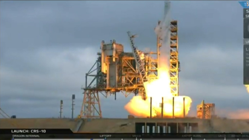 SpaceX launches historic takeoff 