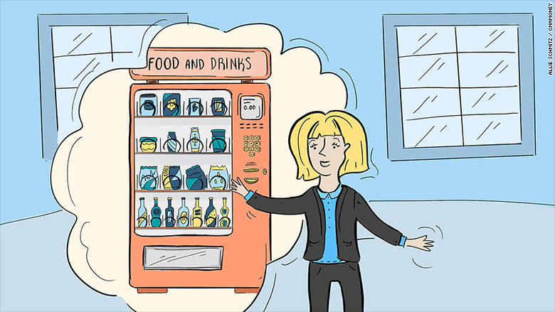 employer interview questions vending machine