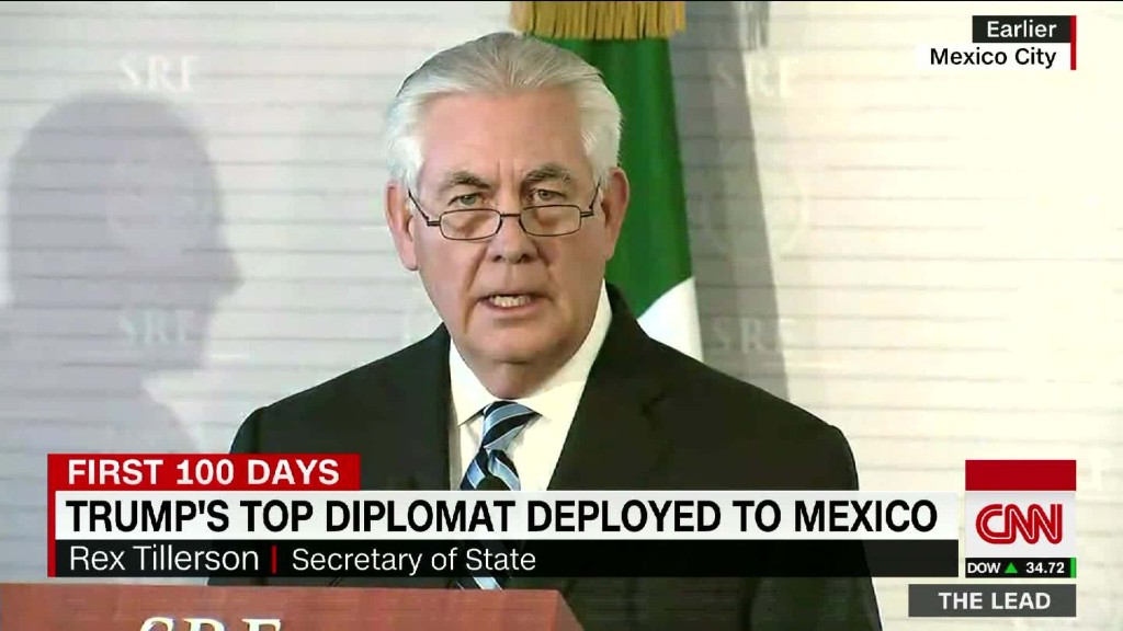 U.S. cabinet secretaries attempt diplomacy in Mexico