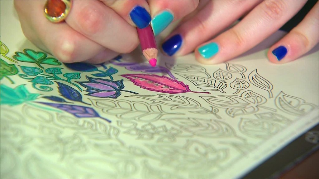 Coloring books help adults de-stress