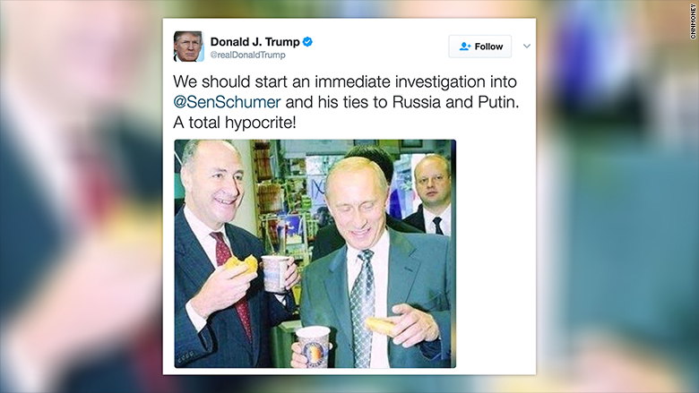 schumer trump tweet