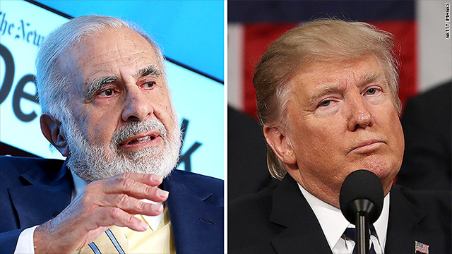 Billionaire Carl Icahn steps down as adviser to President Trump