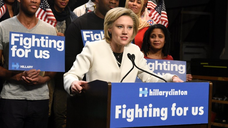 Kate McKinnon as Hillary Clinton