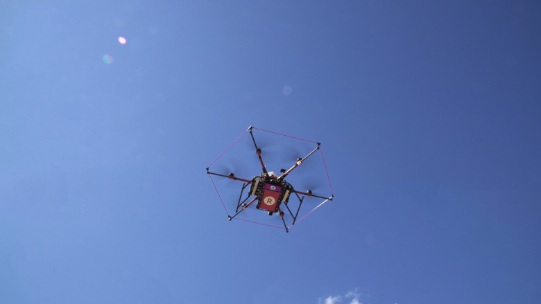 Rakuten flying drone