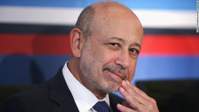 Lloyd Blankfein Goldman Sachs CEO