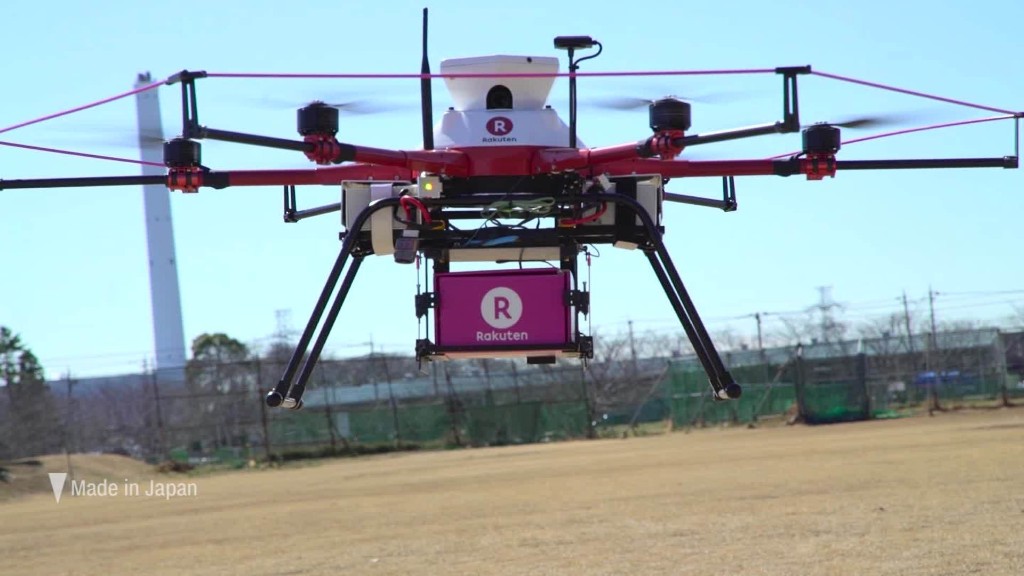 Delivering beers by drone