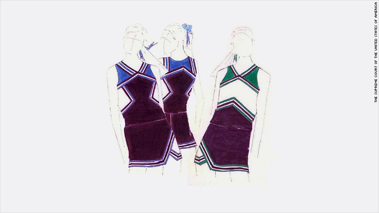 varsity cheerleader uniforms supreme court