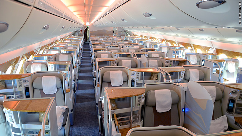 emirates a380 business class