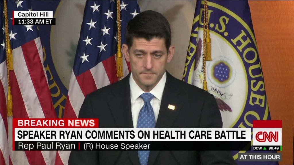 Ryan comments on Trump's tweet