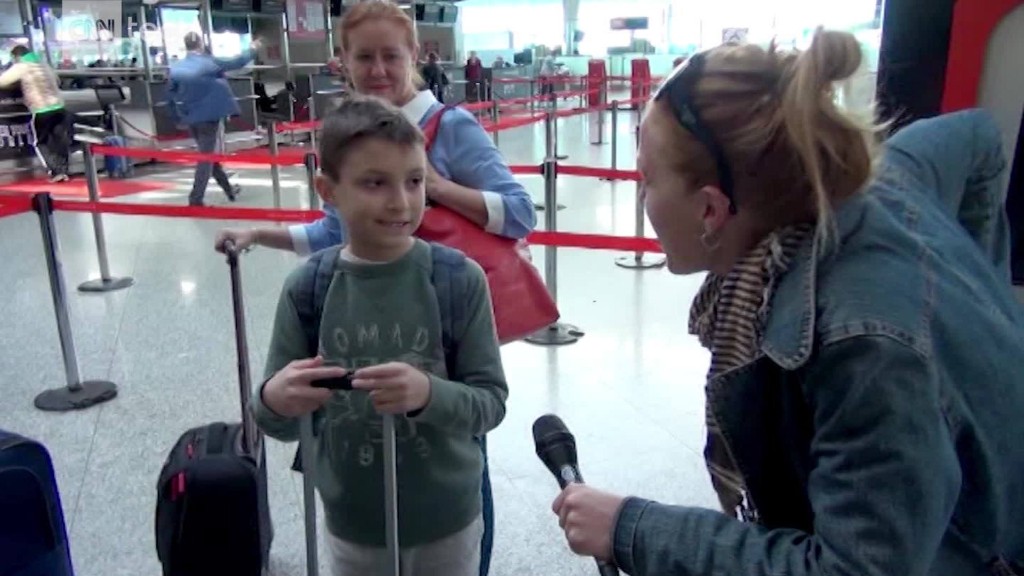 Passengers react to the laptop ban