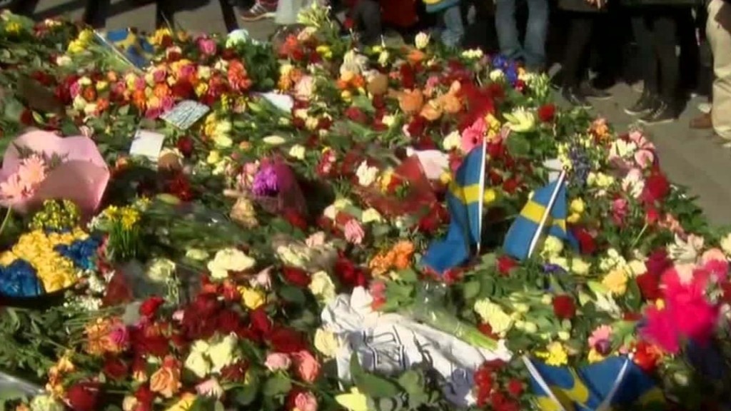 Stockholm unites after attack