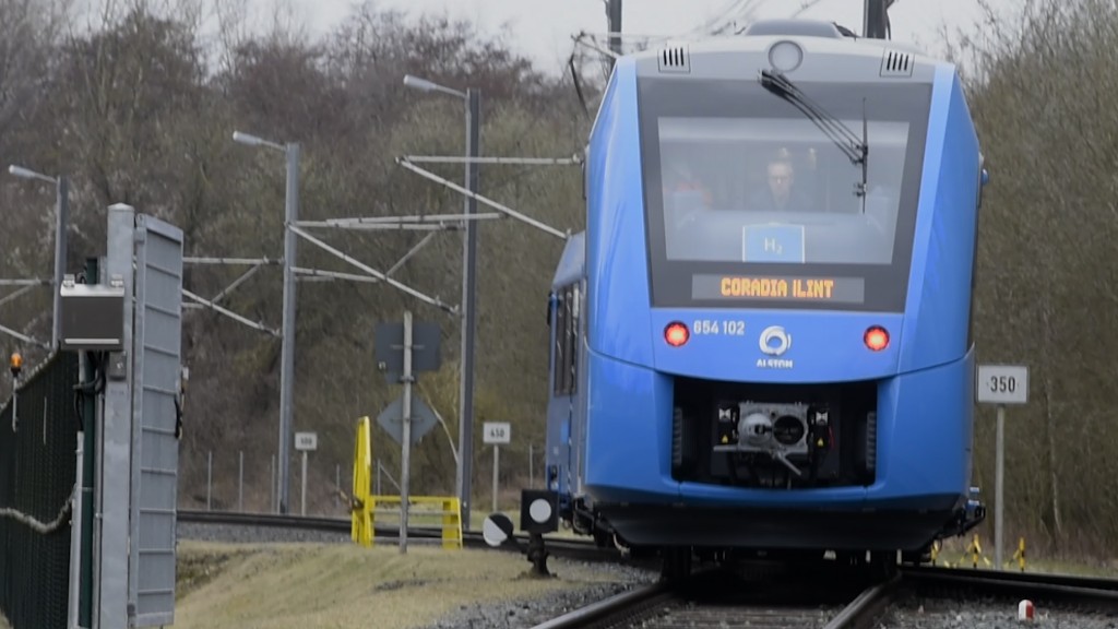 Aboard the first hydrogen commuter train