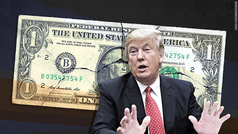 Trump breaks key rule for presidents: Don't talk down the dollar