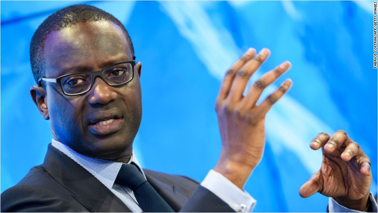 Tidjane Thiam credit suisse ceo