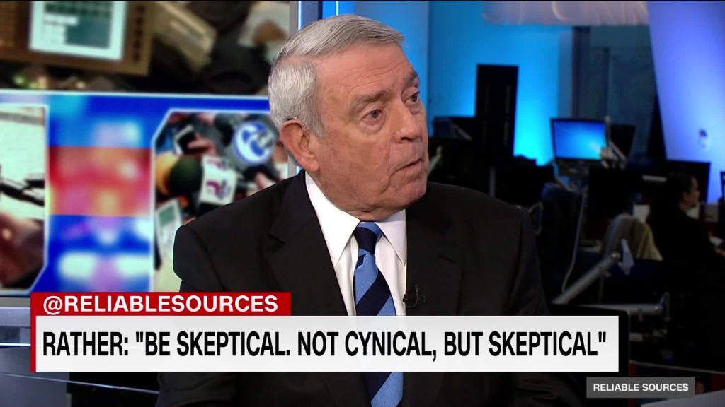 Dan Rather's concern about airstrike coverage