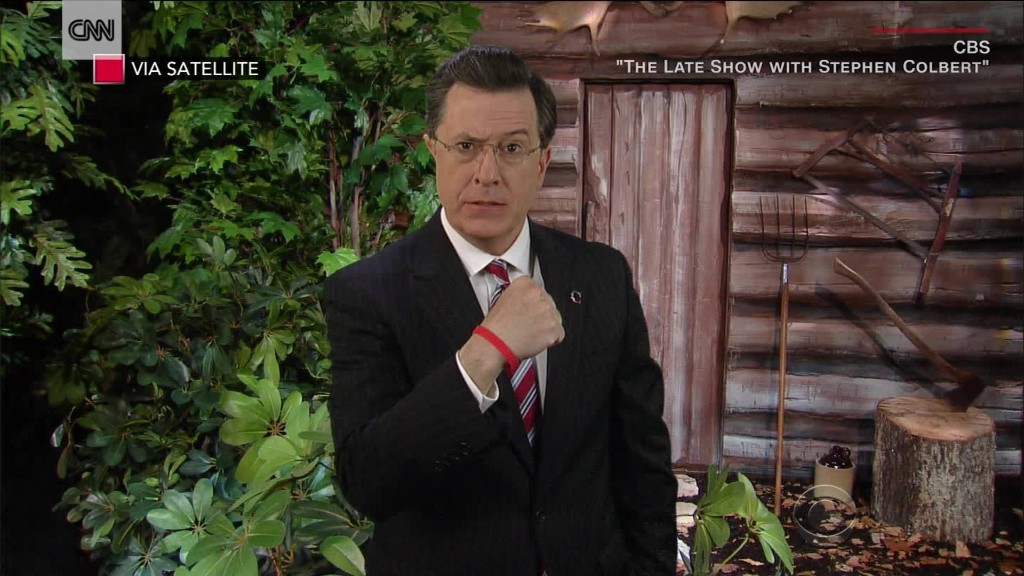 Colbert bids farewell to O'Reilly