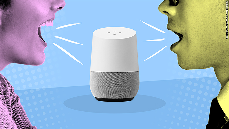 google home voices