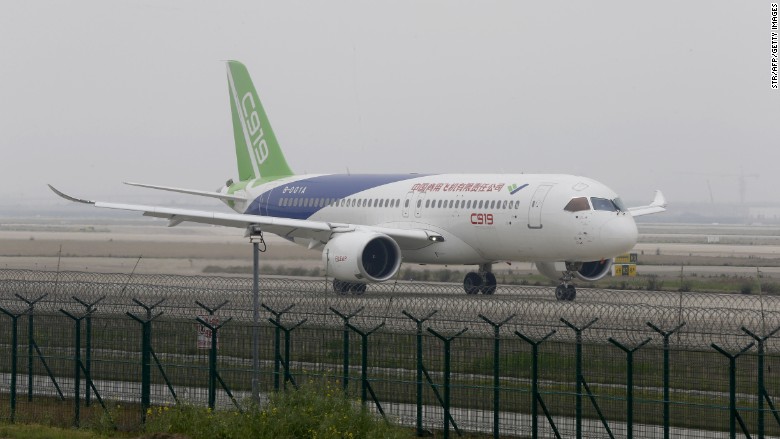 china c919 airplane