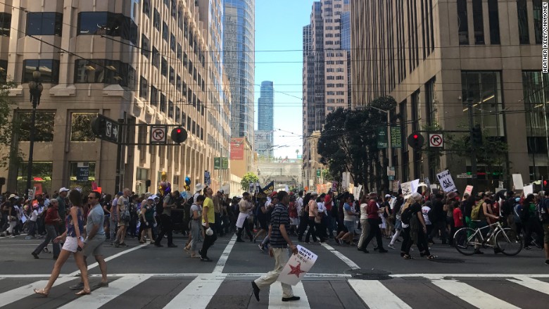SF May Day march