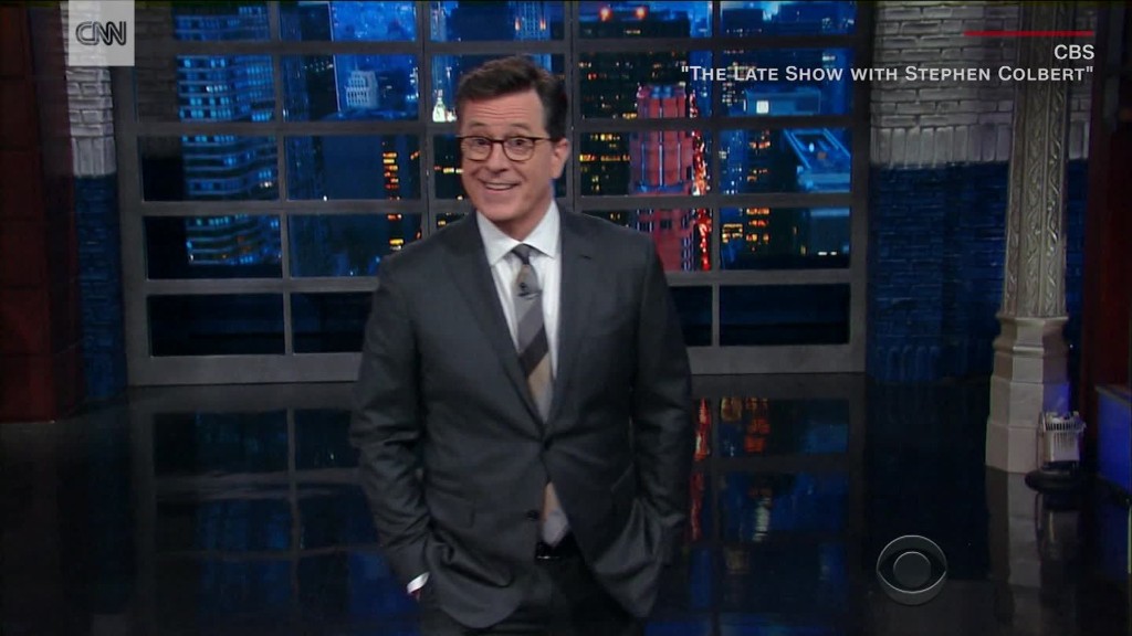 Colbert responds to online backlash