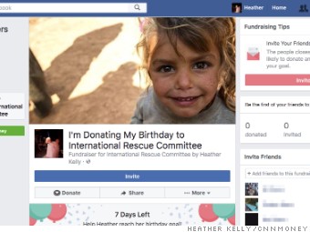 Facebook Wants You To Say Happy Birthday With A Donation