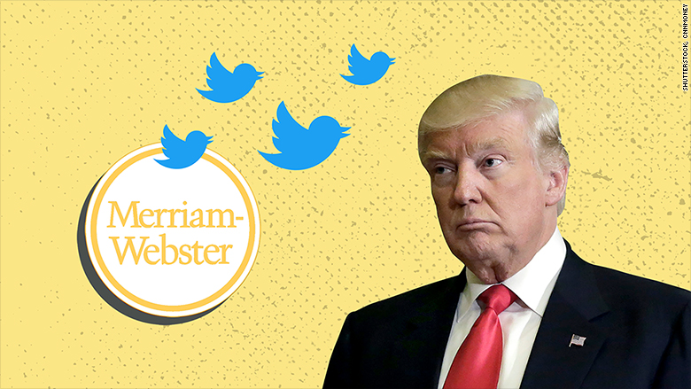 merriam webster trump twitter