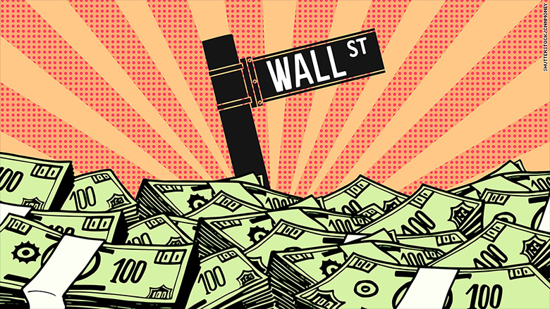 wall street sign greed