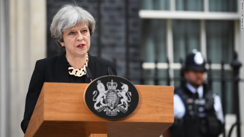 Theresa May: Internet must be regulated to prevent terrorism