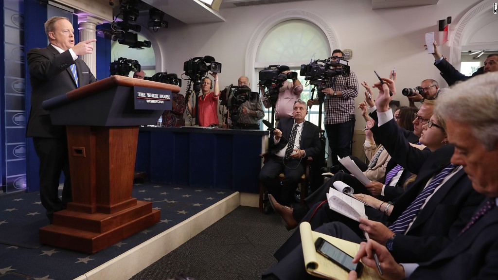 'Outrageous' lack of answers from Trump's press aides