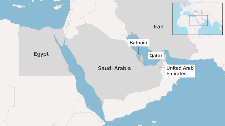 qatar map