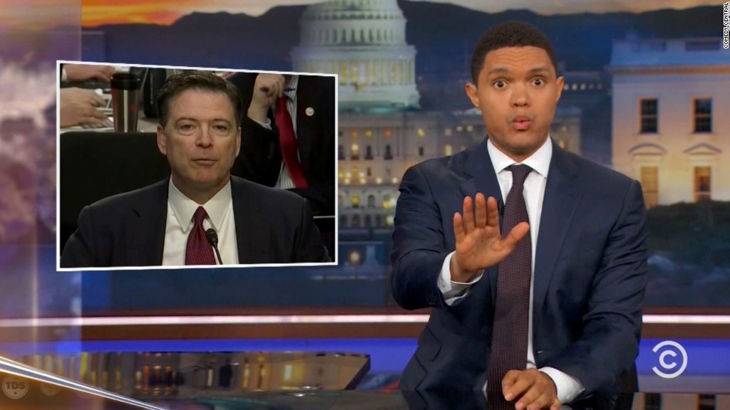 Late night hosts swarm Comey testimony