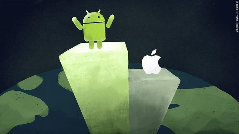 android iphone world domination