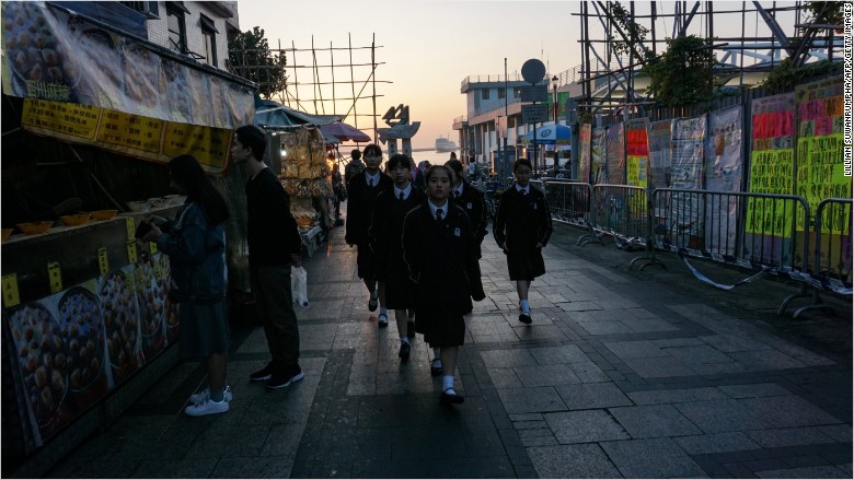 hong kong students girls uniform