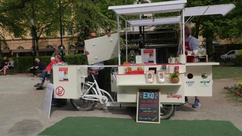 The coffee cart trying to circle the globe