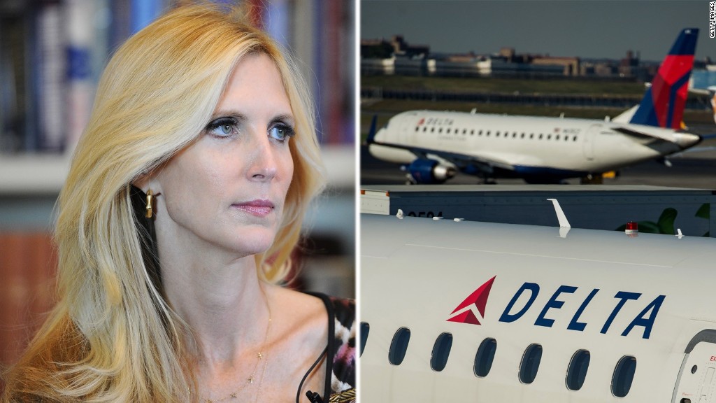 Ann Coulter tweets dissatisfaction with Delta