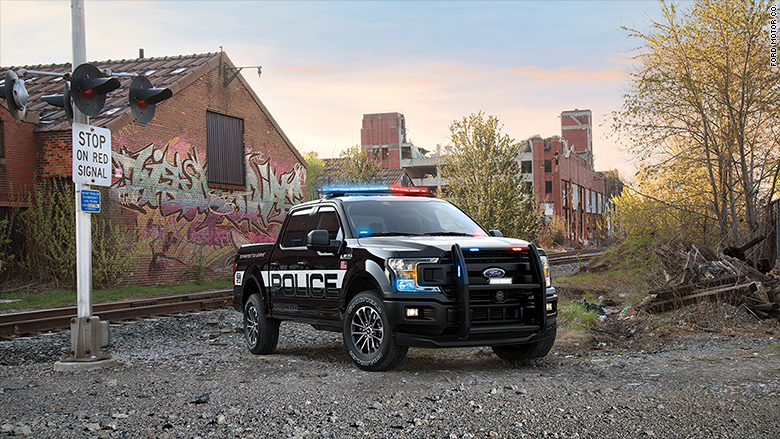 ford police f150 train track