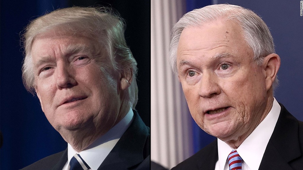 Trump scolds Sessions in NYT interview