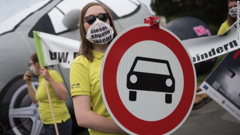 Germany diesel protest