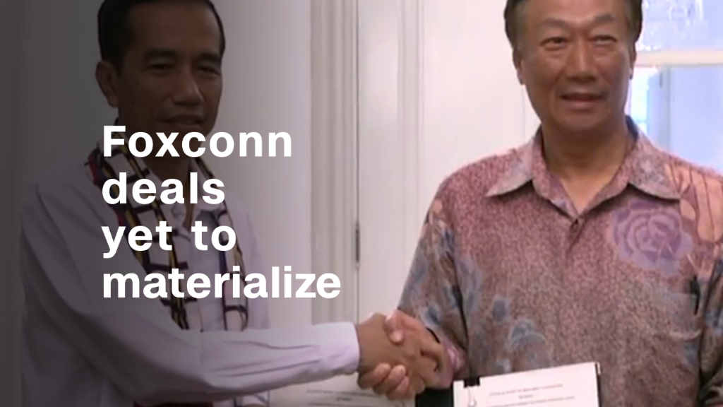 Foxconn deals around the world haven't materialized