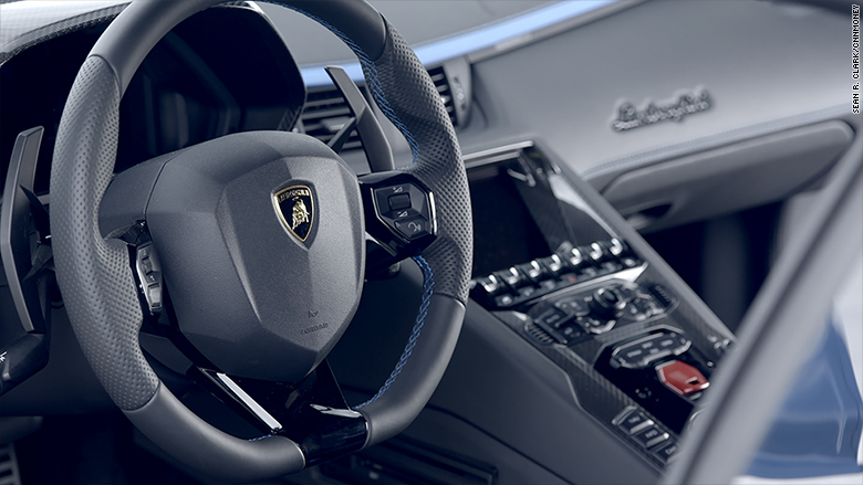 lamborghini aventador s interior