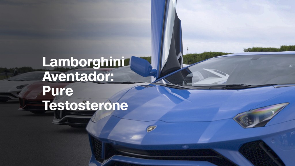 Lamborghini Aventador is pure testosterone 
