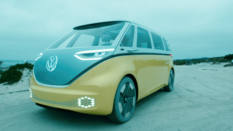 VW buzz concept car