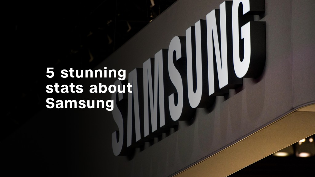 Samsung: 5 stunning stats